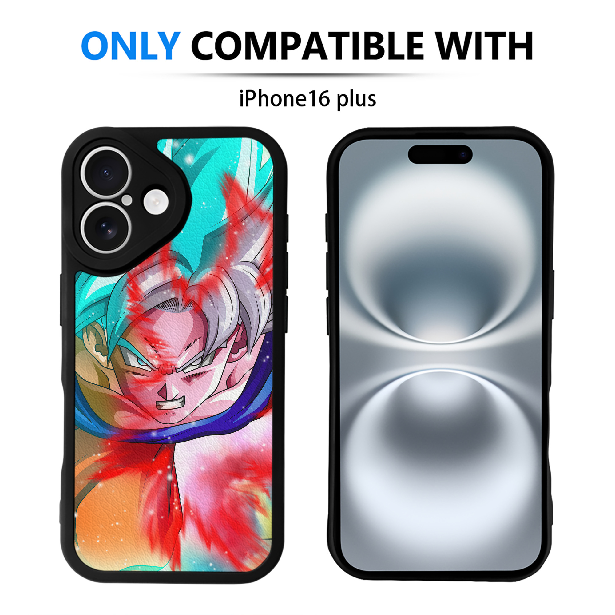 （画像用） ドラゴンボール DRAGON BALL 【iPhone 16シリーズ対応】シリコンスマホケース（レザー調） 材質：シリコン